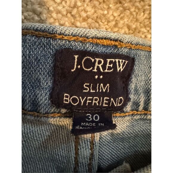 J. Crew Slim Boyfriend Women's Jeans Blue Medium Wash Size 30 - Picture 6 of 6